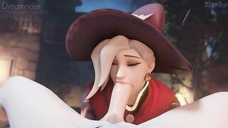 Mercy: Witch Mercy blowjob #4