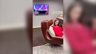 Nina Dobrev: Having fun bts Ellen Show #1