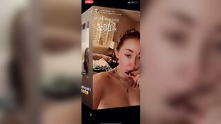 Noah Cyrus: Imagine noah walking around butt naked in your house #2