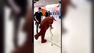 Have a random video of a man pushing a disabled furry to it's demise #2