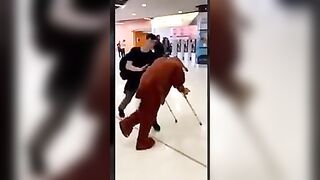 Have a random video of a man pushing a disabled furry to it's demise #3