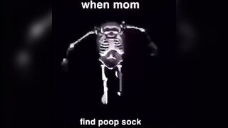 SHE FOUND THE POOP SOCK!!!!!!!!!! #3