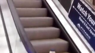 MAYONASE ON A ESCALATOR