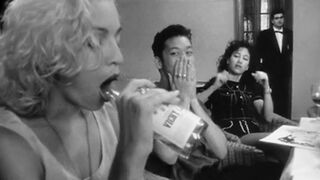 Retro Babes: Madonna deep throats a bottle (1991) #4