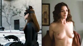 Anne Hathaway (Superhero vs Undressed)