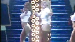 Girls Stripdancing On TV Show