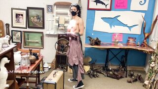 Getting naked and shopping in an antique store #3