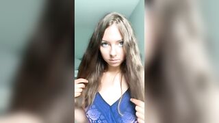 Tall girl stripping