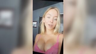 Perfect time cum tribute Sydney Sweeney #2