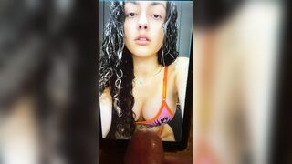 Malu Trevejo got my thick load all over her sexy teen body