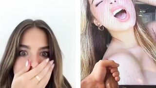 Addison Rae reacts to getting glazed #3