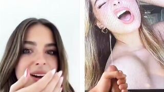 Addison Rae reacts to getting glazed #4