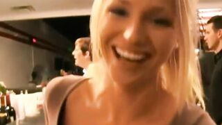 Hot Chick In A Bar Shows Everything #3