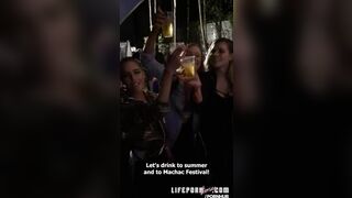 Guy fucks his best friends at a concert №2