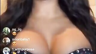 IG Live Streams: Few nip slips #2