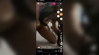 IG Live Streams: Her live paused..this was all I got.. #4