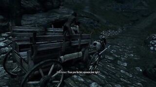 Skyrim: Paying the coachman for a trip to Rorikstead #2