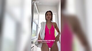 Pink one piece