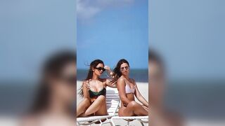 Mika Lafuente: Sophia and Mika at the beach #4