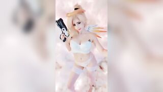 Mikomi Hokina: Name a better support... I'll wait... ♥️♥️Mercy from Overwatch #2