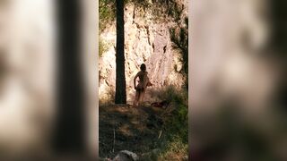 Nude: someone was spying on me in the bush #1