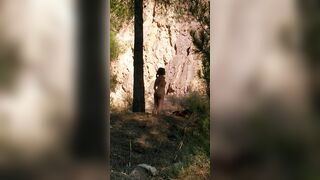 Nude: someone was spying on me in the bush #3