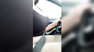 Horny in the car ????