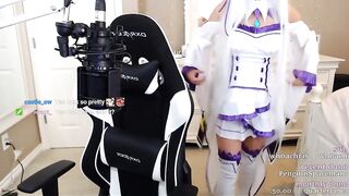 Offlinetv Girls: Jodi's Emilia cosplay #4