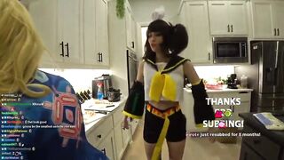 Offlinetv Girls: Emiru cosplay steam #3