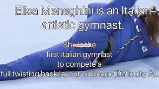 Elisa Meneghini Full Stretching Video At The Italia Serie A