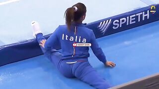 Olympic Games: Elisa Meneghini Full Stretching Video At The Italia Serie A #3