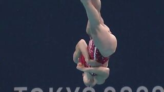 Olympic Games: Krysta Palmer amazing ass movement on this dive #2