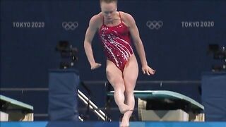 Olympic Games: Krysta Palmer amazing ass movement on this dive #3