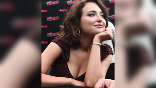 Milana Vayntrub: Doing an interview #3