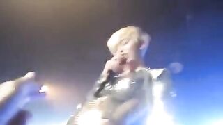 Miley Cyrus: Miley getting her pussy and tits groped by fans #2