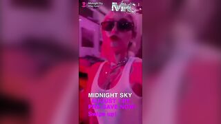 Miley Cyrus: Midnight Sky via Snapchat #3