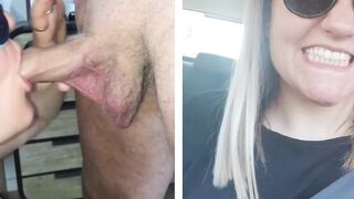 Old with Young: Danish Amateur Student Sofie sucking a 68 year old dick. She is 18. #2