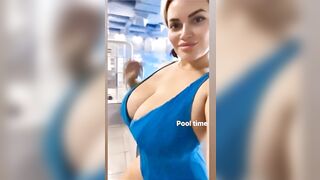 Olyria Roy: Olyria at pool ♥️♥️♥️♥️‍♀️ #3