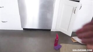 Maddy exchanges sex for chores with step bro