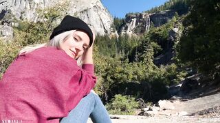 Hiking in Yosemite ends with a hot blowjob [Eva Elfie]