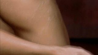 Suzi Simpson shower scene in Enemy Gold (1994) #4