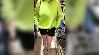 Girl Clothed and Unclothed: Just flashed my tits at the grocery store for you guys♥️♥️ №2 #1