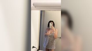 Girl Clothed and Unclothed: Would you fuck me before or after the shower? #2