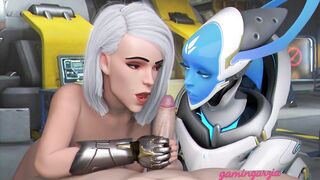 Ashe and Echo sucking dick #3