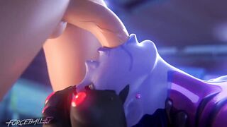 widowmaker deepthroating a thick cock -creator forceballFX- #2