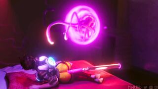 Tracer entangled by tentacles #2