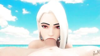 Ashe’s blowjob at the beach (DENISEM)