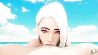 Ashe’s blowjob at the beach (DENISEM) #4