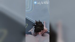 Tracer blowing Futa Zarya (LadyVal) #4