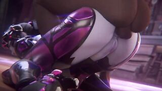 Widowmaker's anal pounding #4